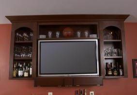 finished cabinet